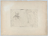 Portrait of the photographer Lochard, Marcellin Desboutin (French, Cérilly 1823–1902 Nice), Drypoint; first state of two