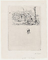 On The Periphery, Auguste Brouet French, Etching