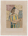 Woman with Mandolin, frontispiece for Braque le Patron by Jean Paulham (1st Edition), Georges Braque  French, Lithograph