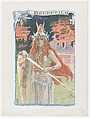 Brunhild, from "L'Estampe Moderne", Gaston Bussière  French, Chromolithograph