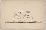 Dog Cart Phaeton #374, Brewster & Co.  American, Pen and black ink, watercolor and gouache