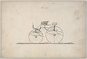 Dog Cart Phaeton #600, Brewster & Co.  American, Pen and black ink, watercolor and gouache.