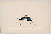 Dog Cart (Phaeton) #806, Brewster & Co.  American, Pen and black ink, graphite, watercolor and gouache with gum arabic