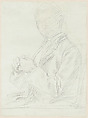 Study for the Portrait of Edward D. Adams, Alphonse Legros  French and British, Goldpoint