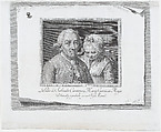Portrait of Pedro de Salvador Carmona and his wife María García, Manuel Salvador Carmona  Spanish, Etching and engraving