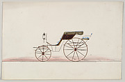 Phaeton (unnumbered), Brewster & Co.  American, Watercolor, ink, gouache and gum arabic