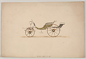 Phaeton/"Poney Osier" # 457, Brewster & Co. American, Colored lithograph with gum arabic