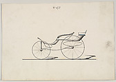 Pony Phaeton with Rumble #671, Brewster & Co. American, Pen and black ink, watercolor