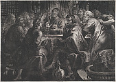 The Last Supper, Pierre Landry  French, Engraving