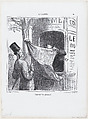 Yoohoo! here it is again!, from 'News of the day,' published in "Le Charivari", Honoré Daumier  French, Lithograph on wove paper; second state of two (Delteil)