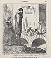About the Bank of France's new cellars: I wouldn't mind being the sommelier in that house!, from 'News of the day,' published in Le Charivari, February 16, 1866, Honoré Daumier French, Lithograph on newsprint; second state of two (Delteil)