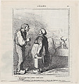 Gertrude, we need to have our cow analyzed, from 'News of the day,' published in Le Charivari, February 1, 1866, Honoré Daumier French, Lithograph on newsprint; second state of two (Delteil)