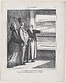The search for a house in the country: What is especially beautiful, sir, is the view!, from 'Parisian habits,' published in Le Charivari, April 25, 1866, Honoré Daumier French, Lithograph on wove paper; second state of two (Delteil)