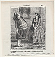 Madame Prudhomme, they are reorganizing the army. It is only right that I serve my duty as a Zouave, from 'News of the day,' published in Le Charivari, November 28, 1866, Honoré Daumier  French, Lithograph on newsprint; third state of three (Delteil)