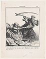 Do what you like, my poor ultramontane press. You will not prevent me from marching on, from 'News of the day,' published in Le Charivari, December 5, 1866, Honoré Daumier  French, Lithograph on newsprint; fourth state of four (Delteil)