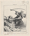 The clerical press: Not so quickly... December 15 will come soon enough!, from 'News of the day,' published in "Le Charivari", Honoré Daumier French, Lithograph on wove paper; second state of four, proof (Delteil)
