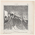 On the railroad, from 'News of the day,' published in Le Charivari, August 18, 1866, Honoré Daumier  French, Lithograph on newsprint; second state of two (Delteil)