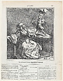 No matter how much I rock him, it is impossible to make him fall asleep, from 'News of the day,' published in Le Charivari, June 21, 1866, Honoré Daumier French, Lithograph on newsprint; third state of four (Delteil)