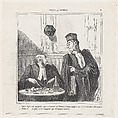 Your client is a scoundrel, from 'Sketches,' published in Le Charivari, June 6, 1866, Honoré Daumier  French, Lithograph on newsprint; second state of two (Delteil)