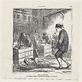 In Germany: Let's pack up everything, caution is the mother of wit, from 'News of the day,' published in Le Charivari, May 28, 1866, Honoré Daumier French, Lithograph on newsprint; second state of two (Delteil)