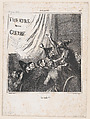 Curtain!!!, from 'News of the day,' published in "Le Charivari", Honoré Daumier French, Lithograph on wove paper; second state of three (Delteil)