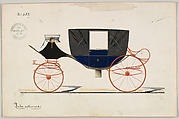 Landau #683, Brewster & Co. American, Pen and black in, watercolor and gouache with gum arabic and metallic ink.