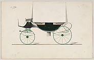 Landau #774, Brewster &amp; Co. (American, New York), Pen and black ink, watercolor and gouache with gum arabic and metallic ink