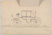 Landau #900, Brewster &amp; Co. (American, New York), pen and black ink, watercolor and gouache