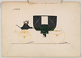 Landau #913, Brewster &amp; Co. (American, New York), Pen and black ink, watercolor and gouache with gum arabic