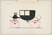 Landau #940, Brewster &amp; Co. (American, New York), Pen and black ink, watercolor and gouache wiht gum arabic