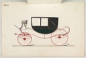 Landau #942, Brewster &amp; Co. (American, New York), Pen and black ink, watercolor and gouache with gum arabic