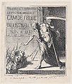 No my children... you are not part of this play here!, from 'News of the day,' published in "Le Charivari", Honoré Daumier French, Lithograph and pen and brown ink on newsprint; second state of two, proof (Delteil)