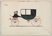 Landau #975, Brewster & Co. American, Pen and black ink, watercolor and gouache with gum arabic and metallic ink