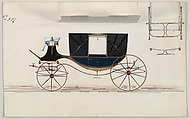 Landau #997, Brewster &amp; Co. (American, New York), Pen and black ink, watercolor and gouache with gum arabic