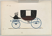 Landau #1011, Brewster &amp; Co. (American, New York), Pen and black ink, watercolor and gouache with gum arabic