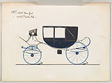 Landau #1032, Brewster &amp; Co. (American, New York), Pen and black ink, watercolor and gouache with gum arabic
