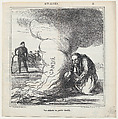 A treacherous attitude, from 'News of the day,' published in Le Charivari, October 4, 1867, Honoré Daumier  French, Lithograph on newsprint; third state of three (Delteil)