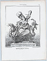 Imitation of the Laocoön-group, from "News of the day", Honoré Daumier  French, Lithograph on wove paper; second state of two (Delteil)