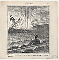 You may suspect that this is a spectator! But you are wrong.... It's the manager of the theater!, from 'News of the day,' published in Le Charivari, July 29, 1868, Honoré Daumier French, Lithograph on newsprint; second state of two (Delteil)