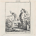 It almost looks as if this year Papa Mars will not be cutting the grass under my feet, from "News of the day", Honoré Daumier French, Lithograph on newsprint; second state of two (Delteil)