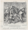 History revised and corrected by the operetta: Go ahead Chilperic and Agamemnon!, from 'News of the day,' published in Le Charivari, December 11, 1868, Honoré Daumier  French, Lithograph on newsprint; second state of two (Delteil)