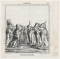 The European state of affairs, from 'News of the day,' published in Le Charivari, August 18, 1868, Honoré Daumier French, Lithograph on newsprint; second state of two (Delteil)