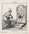 Every toss loses, from "News of the Day", Honoré Daumier  French, Lithograph on newsprint; second state of two (Delteil)