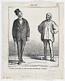 Comme ça se redresse vite. . ., Honoré Daumier  French, Lithograph on newsprint; third state of three (Delteil)