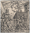 St George as the Emperor's Patron Saint, from "The Habsburg Saints" (Images de Saints et de Saints Issus de la Famille de L'Emperor Maximilian I), Hans Springinklee German, Woodcut