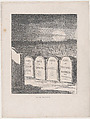 Square Napoleon, from 'News of the day,' published in "L'Album du Siège", Honoré Daumier  French, Lithograph on wove paper; third state of three (Delteil)