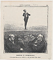 The competition at the conservatory: At the 79th audition of "Oh, what a pleasure to be a soldier!", from 'News of the day,' published in Le Charivari, August 1, 1870, Honoré Daumier French, Lithograph on newsprint; second state of two (Delteil)