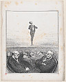 The competition at the conservatory: At the 79th audition of "Oh, what a pleasure to be a soldier!", from 'News of the day,' published in "Le Charivari", Honoré Daumier  French, Lithograph on wove paper; first state of two (Delteil)