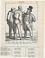 –Mister Mayor, what is a bibiscite? –It is a Latin word that means yes, from 'News of the day,' published in Le Charivari, April 30, 1870, Honoré Daumier  French, Lithograph on newsprint; second state of two (Delteil)