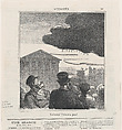 Will it burst or not?, from 'News of the day,' published in Le Charivari, March 12, 1870, Honoré Daumier  French, Lithograph on newsprint; second state of two (Delteil)